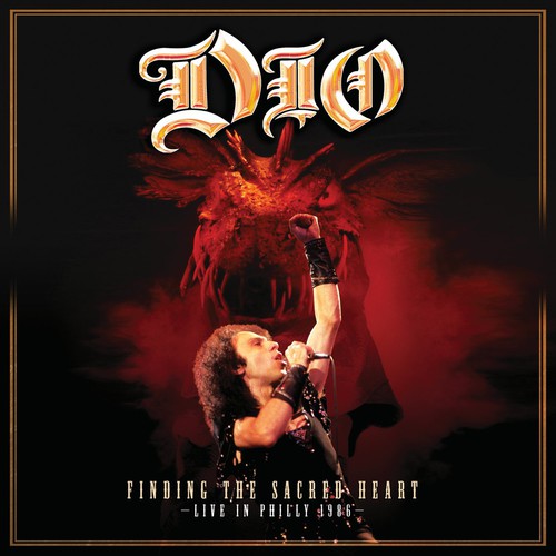 the album cover for Dio - Finding the Sacred Heart - Live in Philly 86