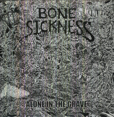 the album cover for Bone Sickness - Alone in the Grave