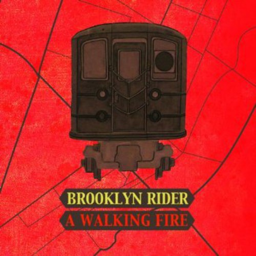 the album cover for Brooklyn Rider - Walking Fire
