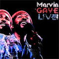 the album cover for Marvin Gaye - Live