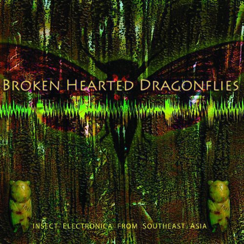the album cover for Tucker Martine - Brokenhearted Dragonflies: Insect Electronica from Southeast Asia