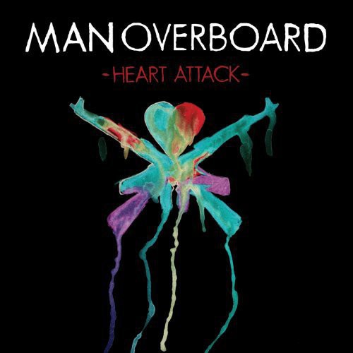 the album cover for Man Overboard - Heart Attack (Bonus Cd) [Colored Vinyl]