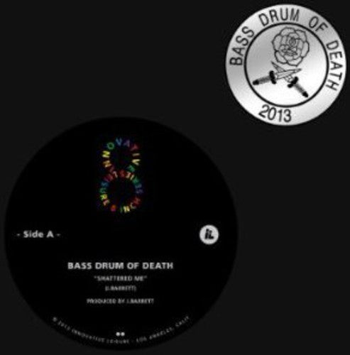 the album cover for Bass Drum Of Death - Shattered Me B/W Crawling After You
