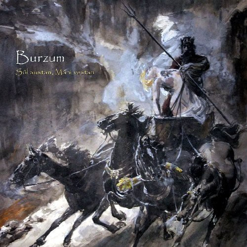 the album cover for Burzum - Sol Austan Mani Vestan [Limited Edition Vinyl]