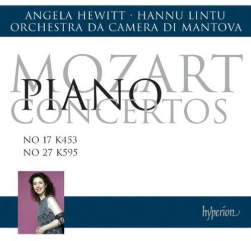 the album cover for Mozart / Hewitt / Orch Da Camera / Lintu - Piano Ctos 17 & 27