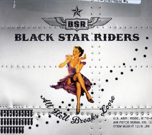 the album cover for Black Star Riders - All Hell Breaks Loose