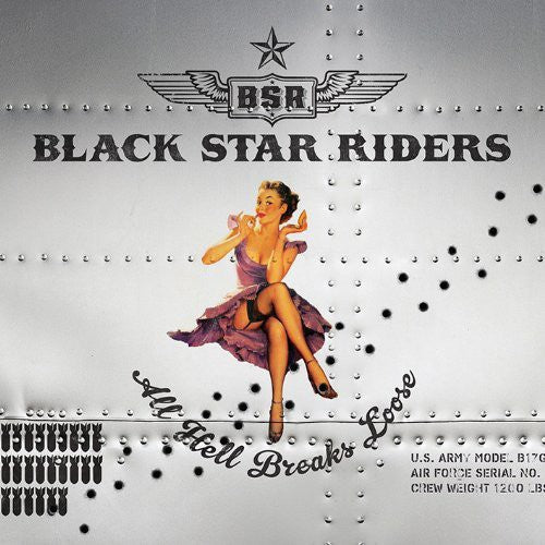 the album cover for Black Star Riders - All Hell Breaks Loose