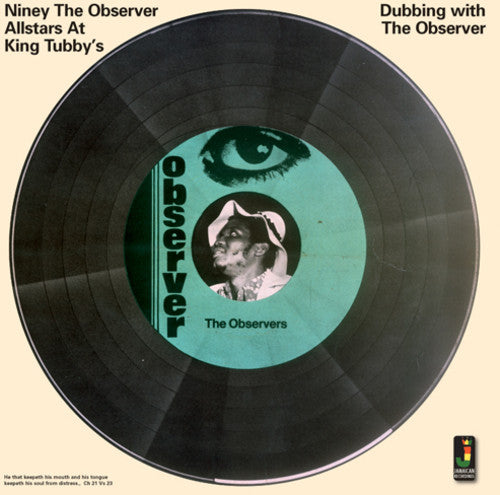 the album cover for Niney The Observer - Dubbing with the Observer