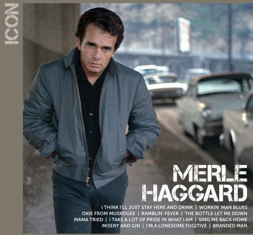 the album cover for Merle Haggard - Icon