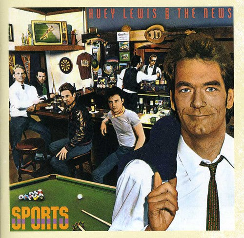 the album cover for Huey Lewis & The News - Sports (30th Anniversary Edition)
