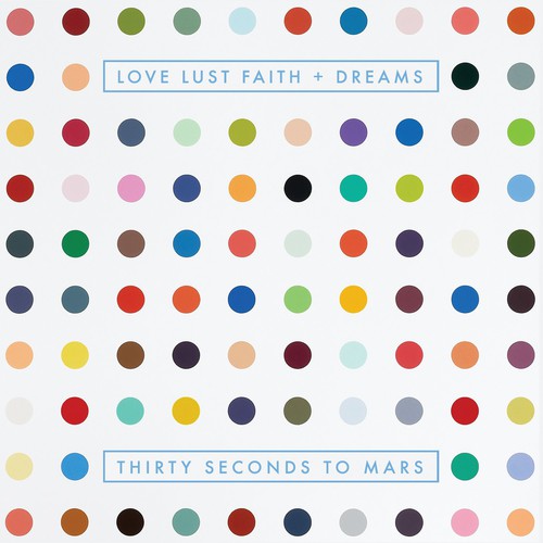 the album cover for Thirty Seconds To Mars - Love Lust Faith + Dreams