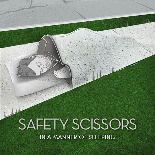 the album cover for Safety Scissors - In a Manner of Sleeping