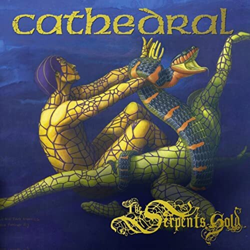 the album cover for Cathedral - Serpent's Gold