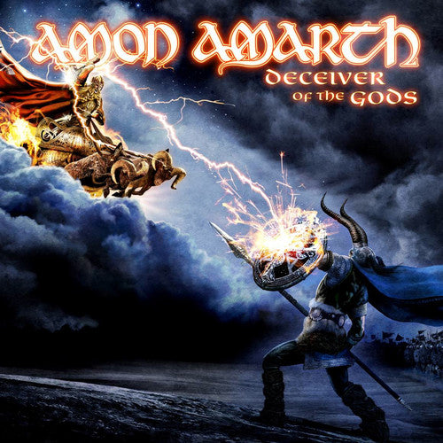 the album cover for Amon Amarth - Deceiver of the Gods