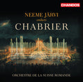 the album cover for Chabrier / Orchestre De La Suisse Romande / Jarvi - Neeme Jarvi Conducts Chabrier Orchestral Works