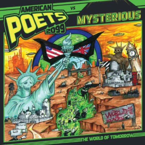 the album cover for American Poets 2099 - World of Tomorrow