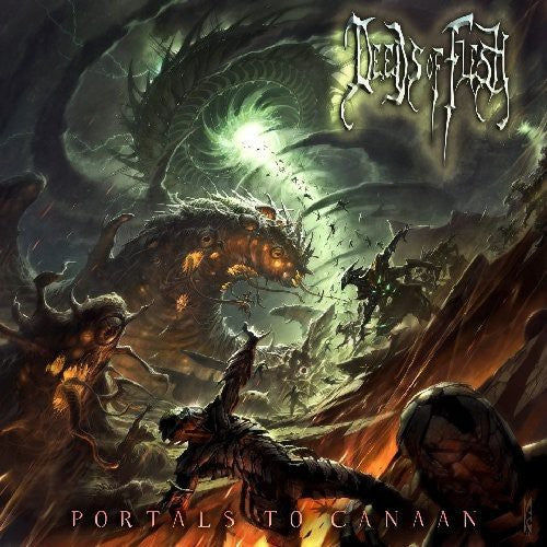 the album cover for Deeds Of Flesh - Portals of Canaan