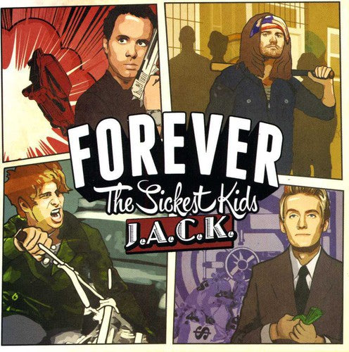 the album cover for Forever The Sickest Kids - J.A.C.K.