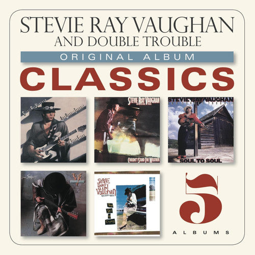 the album cover for Stevie Ray Vaughan & Double Trouble - Original Album Classics