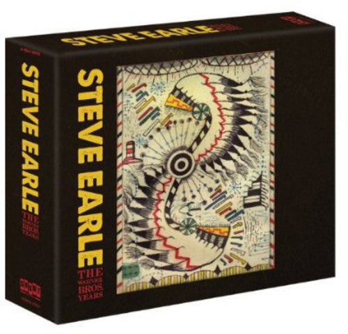 the album cover for Steve Earle - The Warner Bros Years [4CD/1DVD] [Box Set]