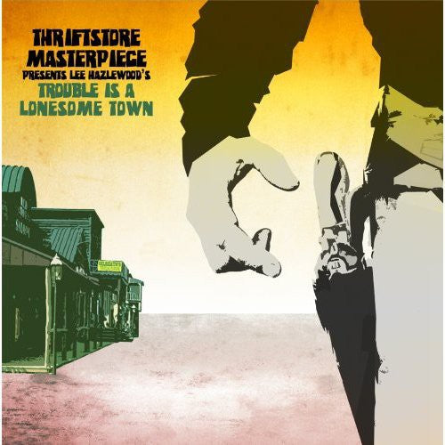 the album cover for Thriftstore Masterpiece - Trouble Is a Lonesome Town