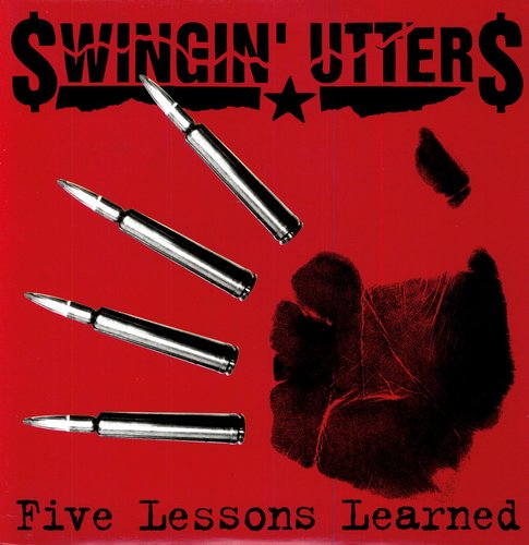 the album cover for Swingin' Utters - Five Lessons Learned