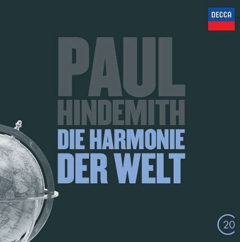 the album cover for Sandstrom/Lidholm - 20C: Hindemith - Die Harmonie Der Welt