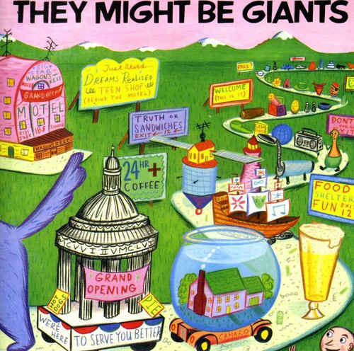 the album cover for They Might Be Giants - They Might Be Giants (Pink Album) [Import]
