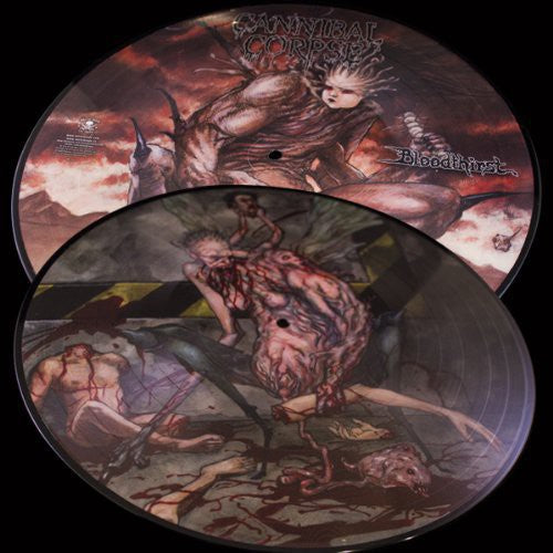 the album cover for Cannibal Corpse - Bloodthirst: 25th Anniversary