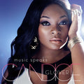the album cover for Candice Glover - Music Speaks
