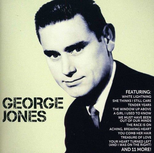 the album cover for George Jones - Icon