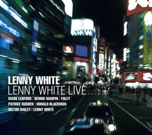 the album cover for Lenny White - Lenny White Live