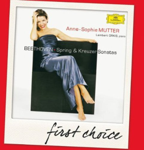 the album cover for Anne-Sophie Mutter - First Choice: Spring & Kreutzer Sonatas