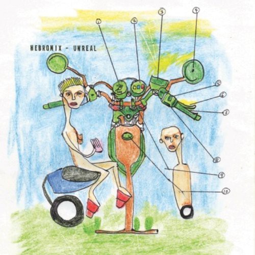 the album cover for Hebronix - Unreal