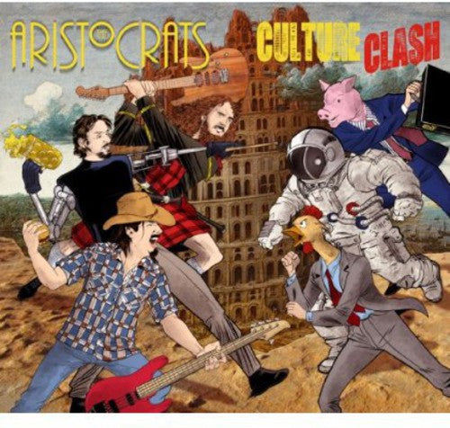 the album cover for The Aristocrats - Culture Clash