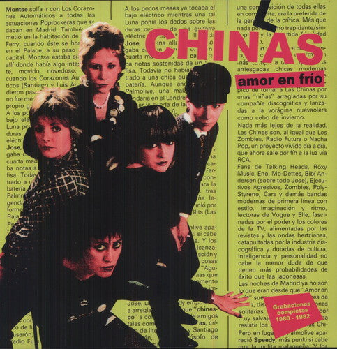 the album cover for Las Chinas - Amor en Frio: Grabaciones Completas 1980-1982