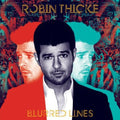 the album cover for Robin Thicke - Blurred Lines