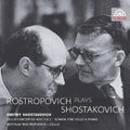 the album cover for Shostakovich / Rostropovich / Czech Philharmonic - Rostropovich Plays Shostakovich