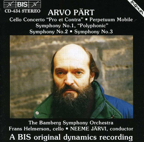 the album cover for Neeme JÃ¤rvi - 3 Symphonies / Cello Concertos