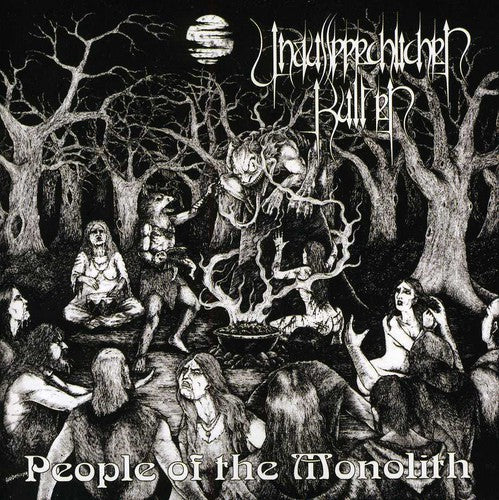 the album cover for Unaussprechlichen Kulten - People of the Monolith