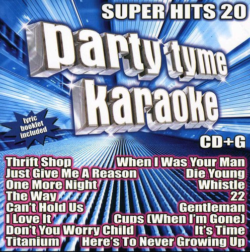 the album cover for Party Tyme Karaoke - Party Tyme Karaoke: Super Hits, Vol. 20