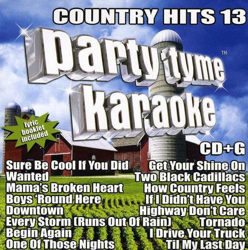 the album cover for Party Tyme Karaoke - Party Tyme Karaoke: Country Hits, Vol. 13