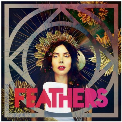 the album cover for Feathers - If All Now Here