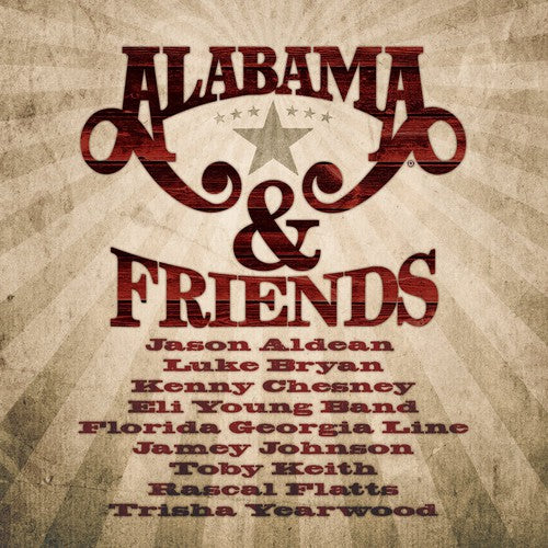 the album cover for Alabama - Alabama and Friends