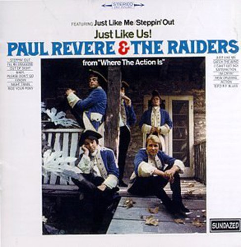 the album cover for Paul Revere & The Raiders - Just Like Us
