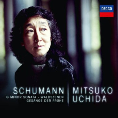 the album cover for MITSUKO UCHIDA - Schumann