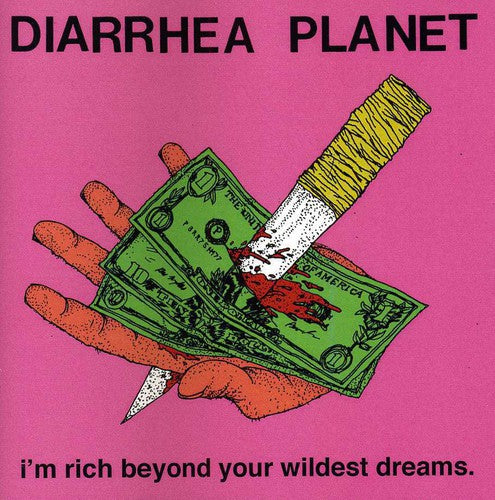 the album cover for Diarrhea Planet - I'm Rich Beyond Your Wildest Dreams