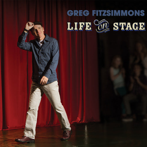 the album cover for Greg Fitzsimmons - Life on Stage