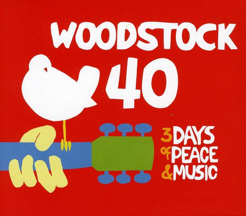 the album cover for Woodstock 40 Years On Back To Yasgurs Farm - Woodstock: 40 Years on / Various