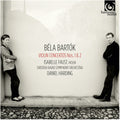the album cover for Bartok / Faust / Swedish Radio Sym Orch / Harding - Violin Ctos 1 & 2